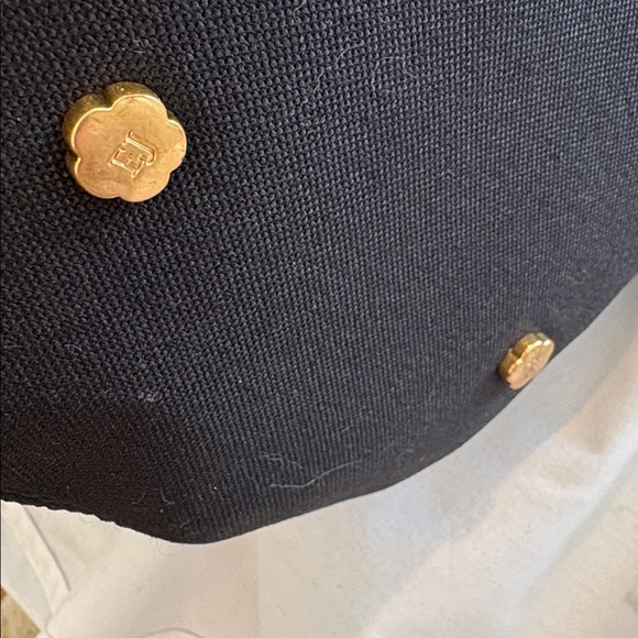 Eric JAVITS n New York Sparkle Leopard Tote Bag - Black and Gold - Picture 3 of 6